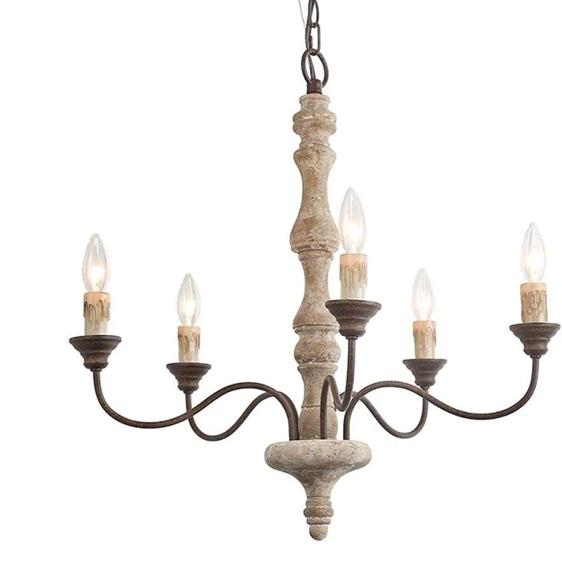 Creative American country French solid wood simple chandelier living room restaurant homestay bedroom simple personality
Creative American country French solid wood simple chandelier living room restaurant homestay bedroom simple personality