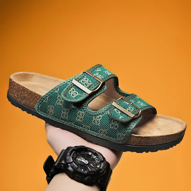 Man's Leather Sandal for Men Beach Sandals Men 2025 Designer Men's Shoes Men's Comfortable Slipper Original Brands Shoes Summer
Man's Leather Sandal for Men Beach Sandals Men 2025 Designer Men's Shoes Men's Comfortable Slipper Original Brands Shoes Summer