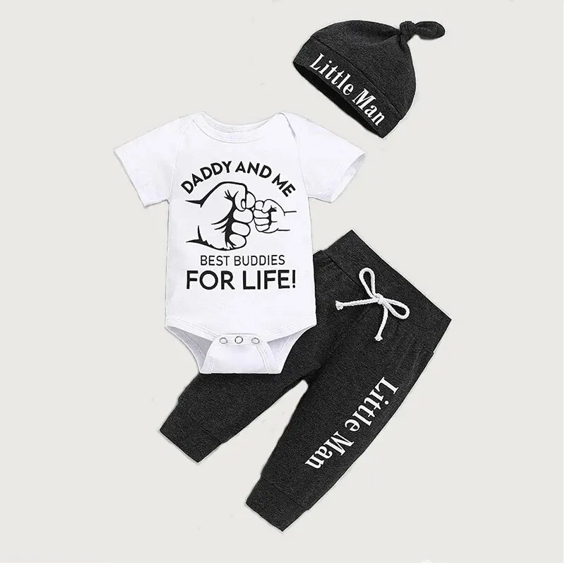 Baby Boy Summer Letter Printed Pure Cotton Short Sleeved+gray Pants+hat Three Piece Set
Baby Boy Summer Letter Printed Pure Cotton Short Sleeved+gray Pants+hat Three Piece Set