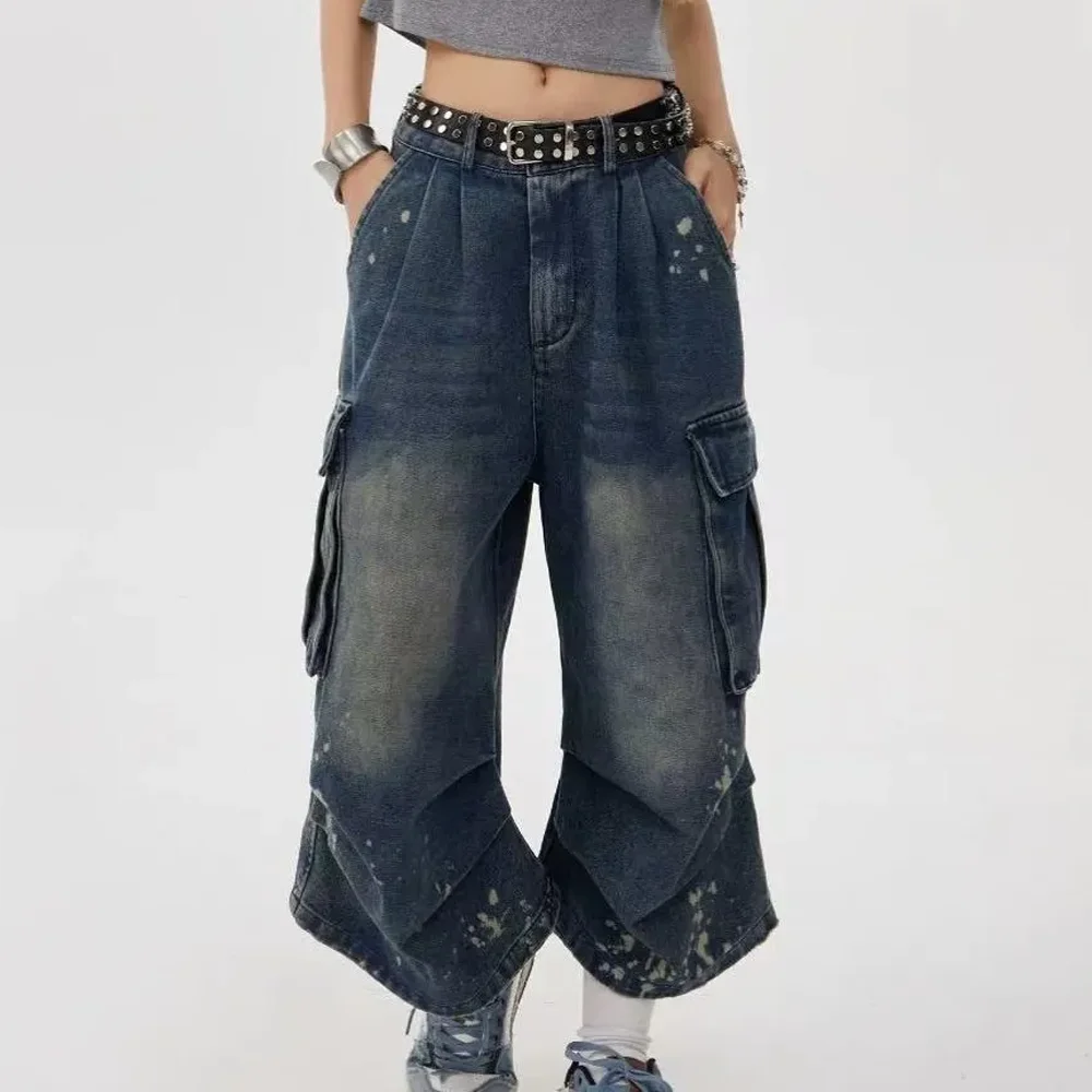 Men's Y2K Baggy Cargo Jeans High Waist Wide Leg Vintage Washed Denim Pants Streetwear Trousers 2026 New
Men's Y2K Baggy Cargo Jeans High Waist Wide Leg Vintage Washed Denim Pants Streetwear Trousers 2026 New