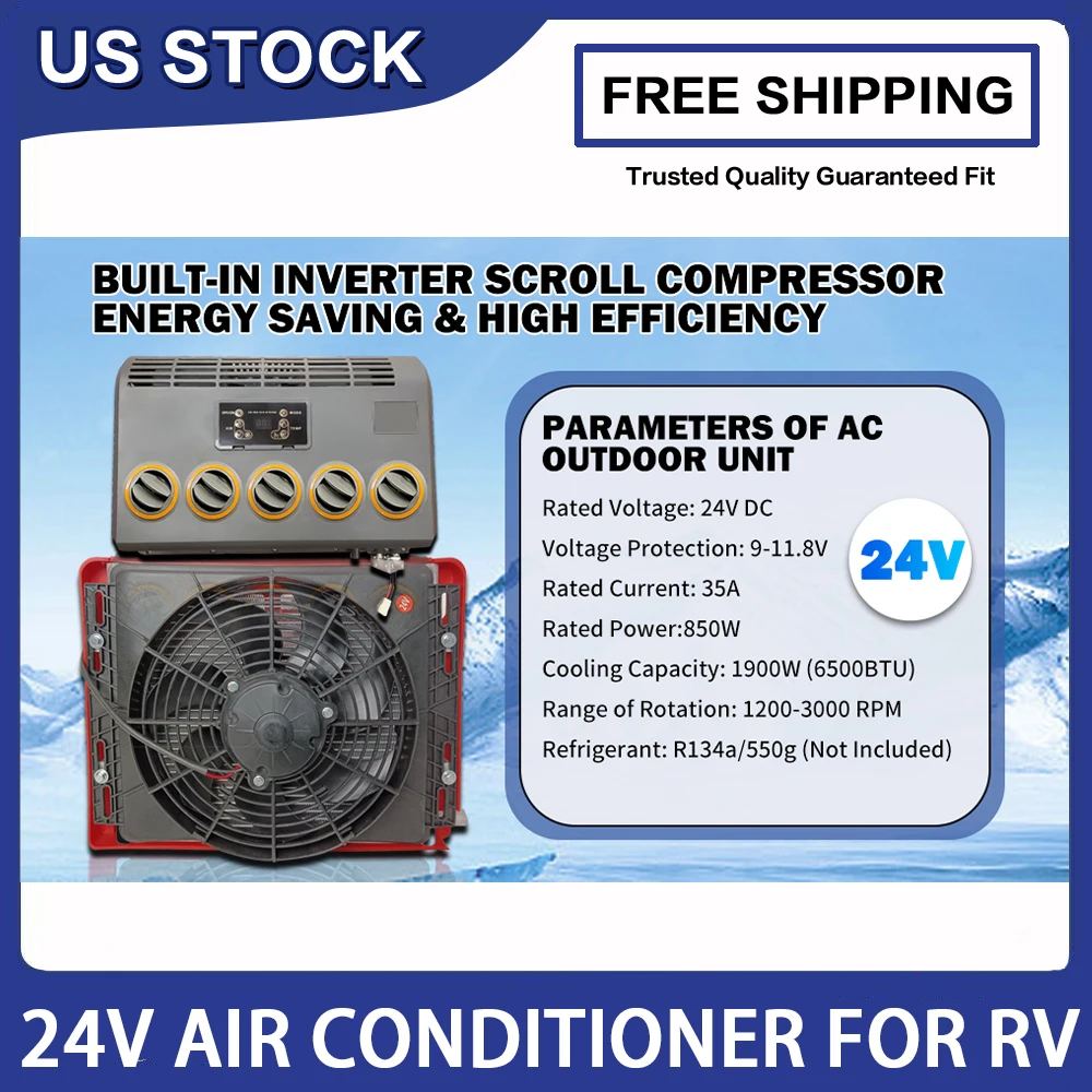 Treeligo 24V Electric Car Air Conditioner Cool Split air conditioning For Automobile Excavator Tractor Trailer Truck industrial
Treeligo 24V Electric Car Air Conditioner Cool Split air conditioning For Automobile Excavator Tractor Trailer Truck industrial