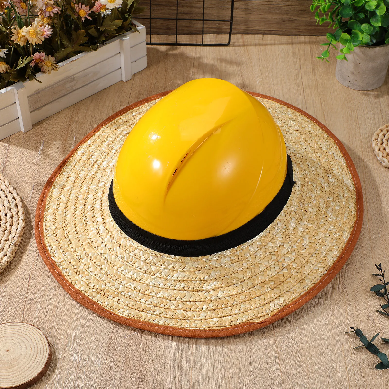 Straw Hard Hat Sun Shade Large Brim Breathable Visor Outdoor Work Cover Construction Workers Full Brim Sun Visor Cooling Neck
Straw Hard Hat Sun Shade Large Brim Breathable Visor Outdoor Work Cover Construction Workers Full Brim Sun Visor Cooling Neck