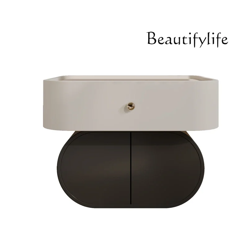 Modern simplicity and high sense Nordic bedroom bedside storage cabinet light luxury locker designer
Modern simplicity and high sense Nordic bedroom bedside storage cabinet light luxury locker designer