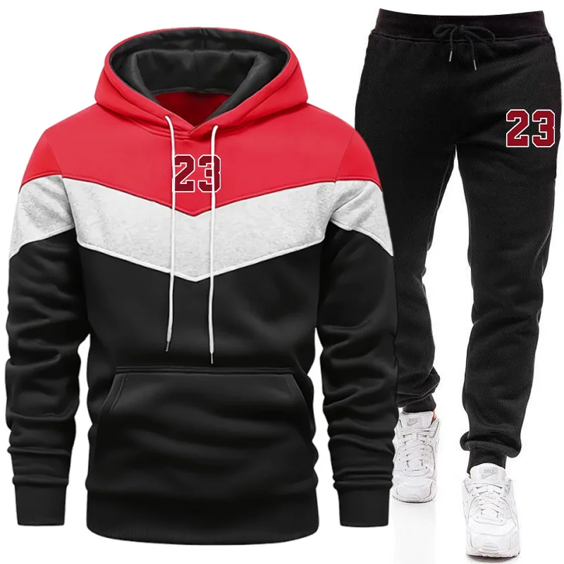 Autumn Winter Men Tracksuit Sets Wear Stripe Hoodies+Sweatpants 2 Piece Set Fashion High Quality Casual Jogging Sportswear Suit
Autumn Winter Men Tracksuit Sets Wear Stripe Hoodies+Sweatpants 2 Piece Set Fashion High Quality Casual Jogging Sportswear Suit