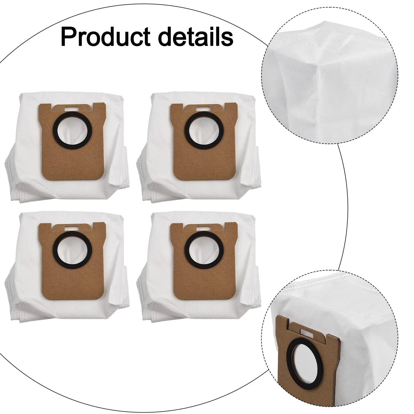 Easy To Replace Vacuum Bag Large Capacity No Size Specified Robot Vacuum Sturdy Construction 5-Layer Filtration
Easy To Replace Vacuum Bag Large Capacity No Size Specified Robot Vacuum Sturdy Construction 5-Layer Filtration