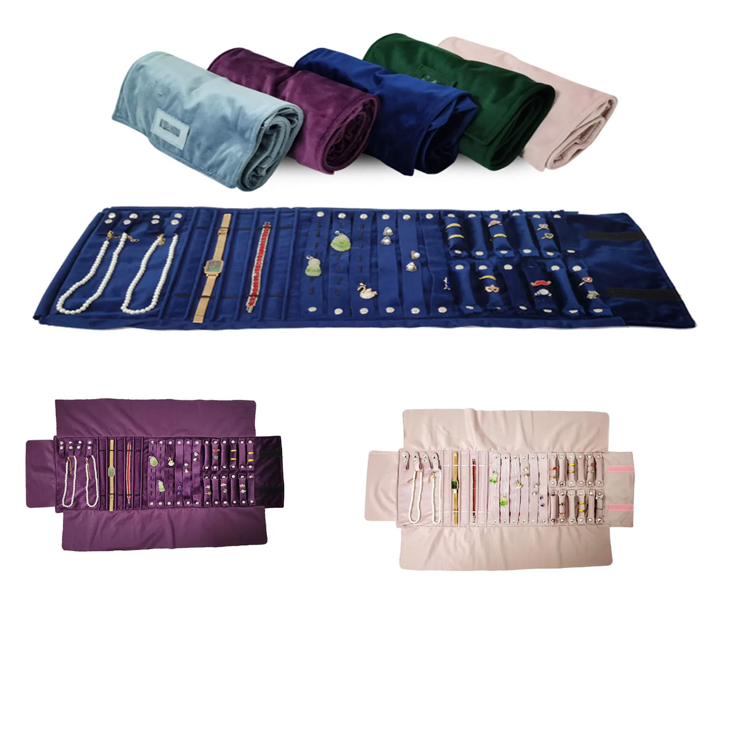Travel Jewelry Storage Bag Lengthened Jewelry Roll Rings Ear Studs Pendant N ecklace Multifunctional Travel Scroll Pack watch
Travel Jewelry Storage Bag Lengthened Jewelry Roll Rings Ear Studs Pendant N ecklace Multifunctional Travel Scroll Pack watch