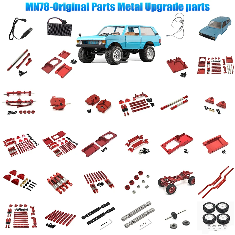 MN168 RC Automotive Aluminum Metal Parts Pull Rod Shock Absorber Drive Shaft Wave Box Steering Gear Rechargeable Battery Parts
MN168 RC Automotive Aluminum Metal Parts Pull Rod Shock Absorber Drive Shaft Wave Box Steering Gear Rechargeable Battery Parts