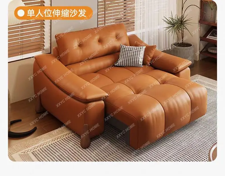 Leather electric sofa bed zero against the wall living room multi-functional, simple and modern
Leather electric sofa bed zero against the wall living room multi-functional, simple and modern