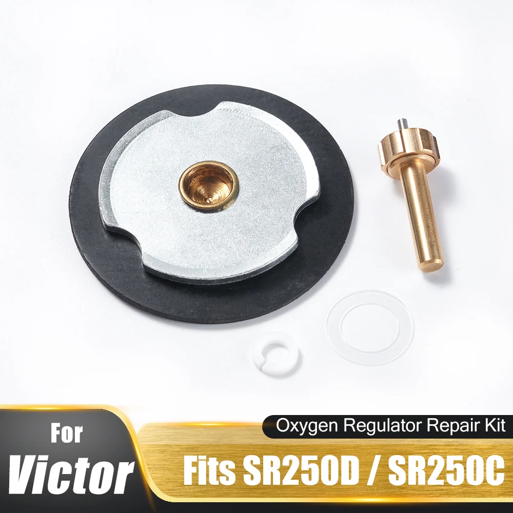 Oxygen Regulator Repair Kit for Victor SR250D SR250C, Rebuild Replacement Parts for Gas Welding Cutting Torch Regulator
Oxygen Regulator Repair Kit for Victor SR250D SR250C, Rebuild Replacement Parts for Gas Welding Cutting Torch Regulator
