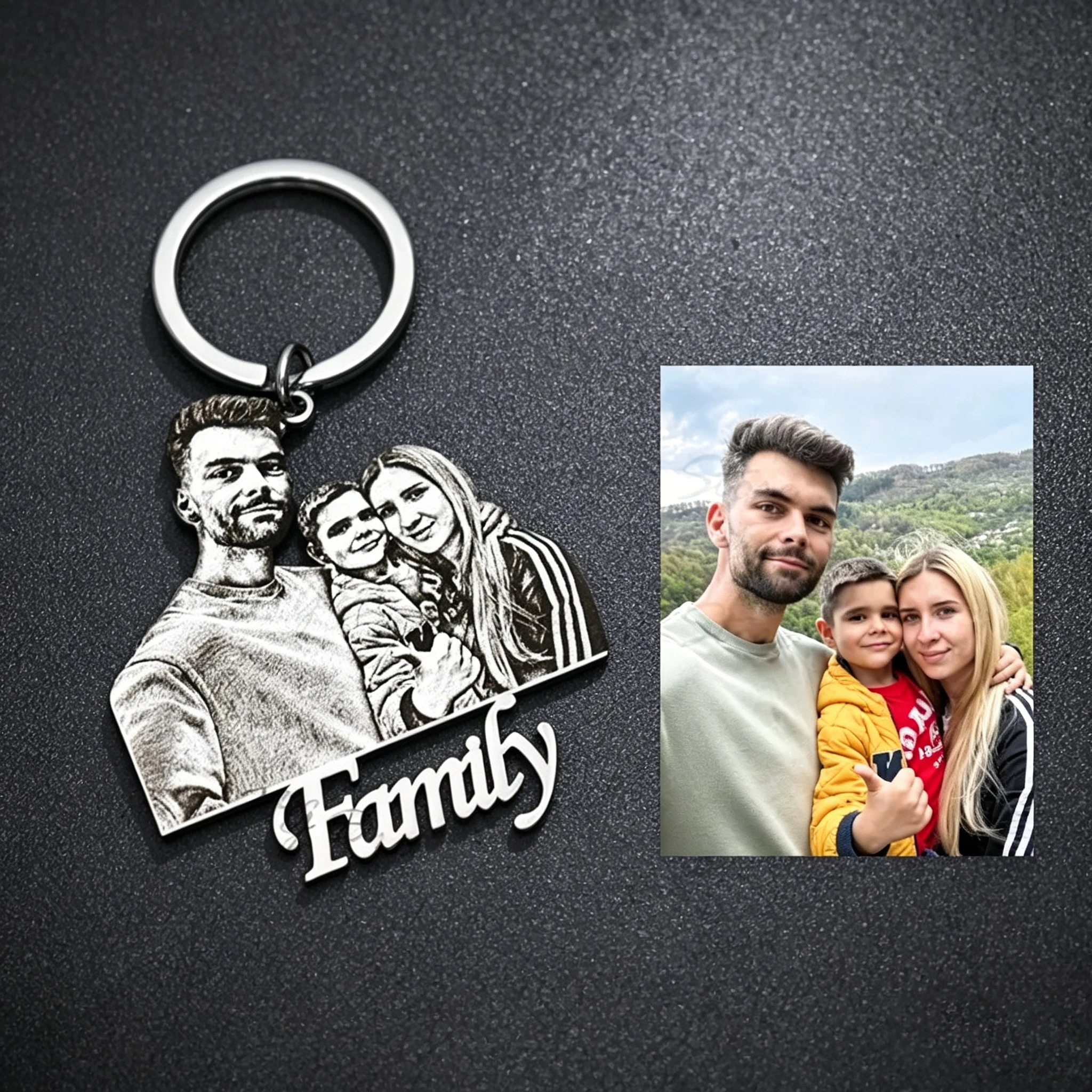 Personalized Baby Photo Keychain Engraved Family Picture Pendant Gifts Custom Dog Cat Keychain Memory Jewelry Pendants Birthday
Personalized Baby Photo Keychain Engraved Family Picture Pendant Gifts Custom Dog Cat Keychain Memory Jewelry Pendants Birthday