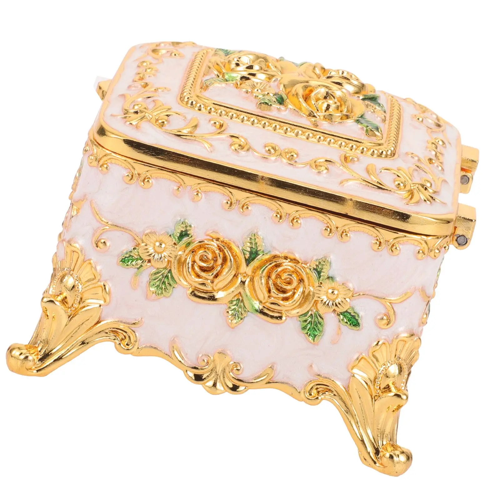 Vintage Jewelry Box Zinc Alloy Elegant Rose Pattern Trinket Boxes Gifts Earring Container Storage Case For Women Home Decor
Vintage Jewelry Box Zinc Alloy Elegant Rose Pattern Trinket Boxes Gifts Earring Container Storage Case For Women Home Decor