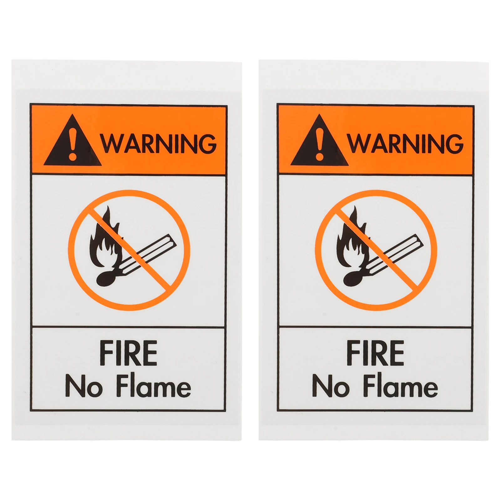 2pcs No Open Flames Sticker Waterproof Pet Adhesive Warning Label For Indoor Outdoor Use Fire Safety Sign Sticker
2pcs No Open Flames Sticker Waterproof Pet Adhesive Warning Label For Indoor Outdoor Use Fire Safety Sign Sticker
