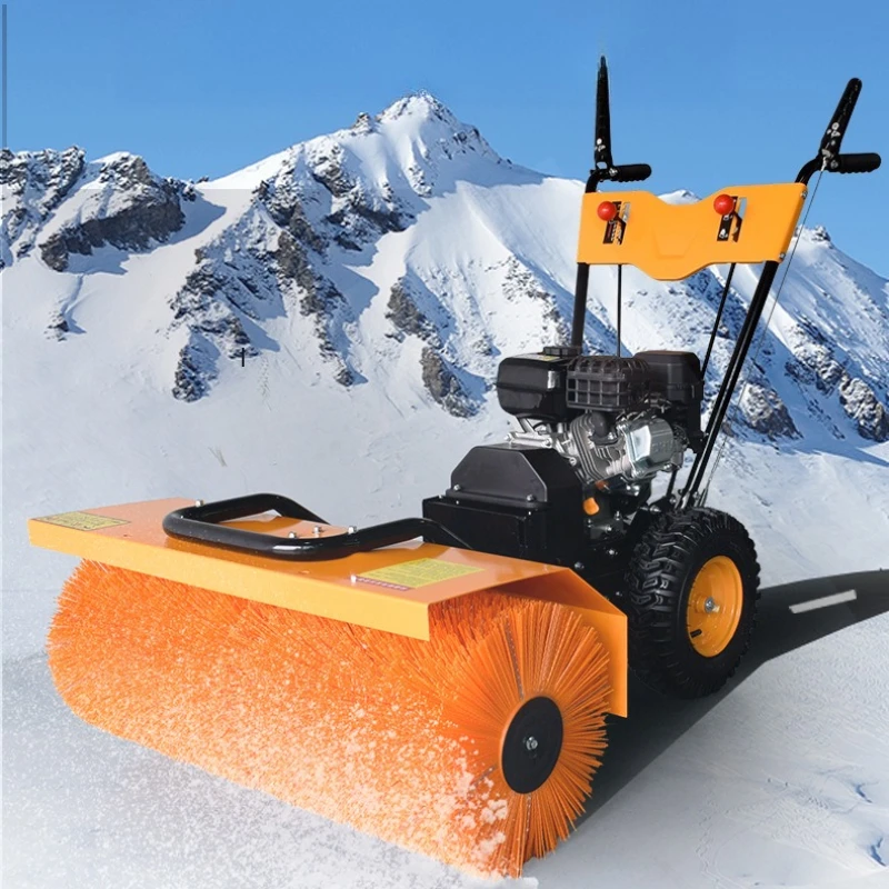 Small drive on hand pushed plow blower Artifact Yard snow thrower cart 
Small drive on hand pushed plow blower Artifact Yard snow thrower cart