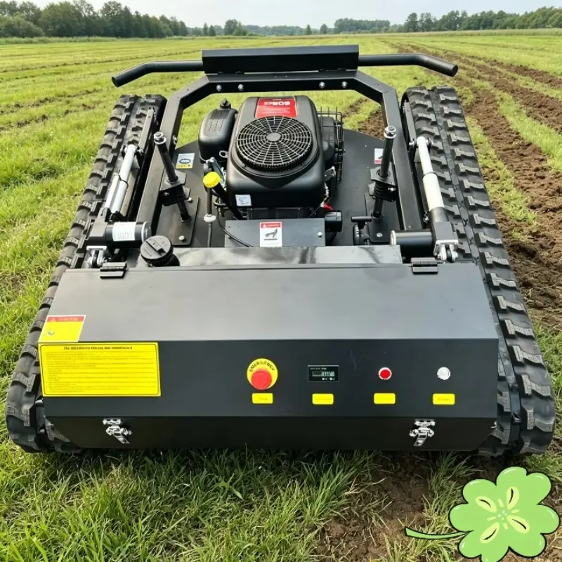 2026Customized remote-controlled lawn mower tank track type 90cm cutting width suitable for weeding in farm courtyards
2026Customized remote-controlled lawn mower tank track type 90cm cutting width suitable for weeding in farm courtyards
