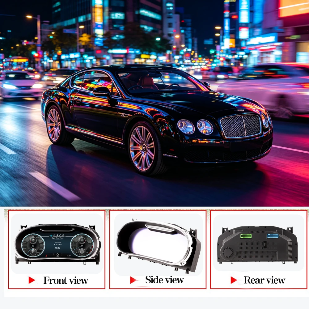 Digital Instrument Cluster For Bentley Flying Spur Continental GT 2012-2017 CarPlay Speedometer Dashboard Virtual Cockpit
Digital Instrument Cluster For Bentley Flying Spur Continental GT 2012-2017 CarPlay Speedometer Dashboard Virtual Cockpit
