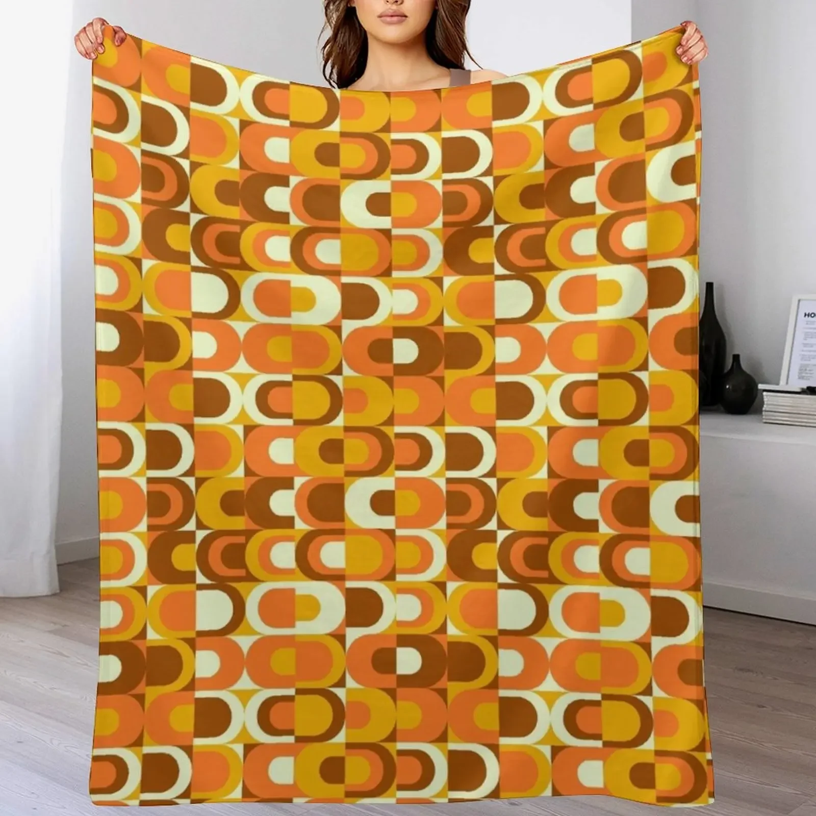 70s Pattern Retro Inustrial in Orange and Brown Tones Throw Blanket Weighted Sofa Quilt Decoratives Heavy Blankets
70s Pattern Retro Inustrial in Orange and Brown Tones Throw Blanket Weighted Sofa Quilt Decoratives Heavy Blankets