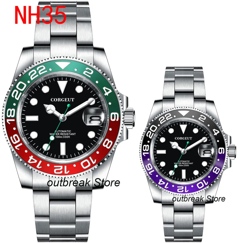 Custom 40mm NH35A MIYOTA Black Dial Automatic Men Watch 40mm Case Top Brand Brush Bracelet Date Magnifier
Custom 40mm NH35A MIYOTA Black Dial Automatic Men Watch 40mm Case Top Brand Brush Bracelet Date Magnifier