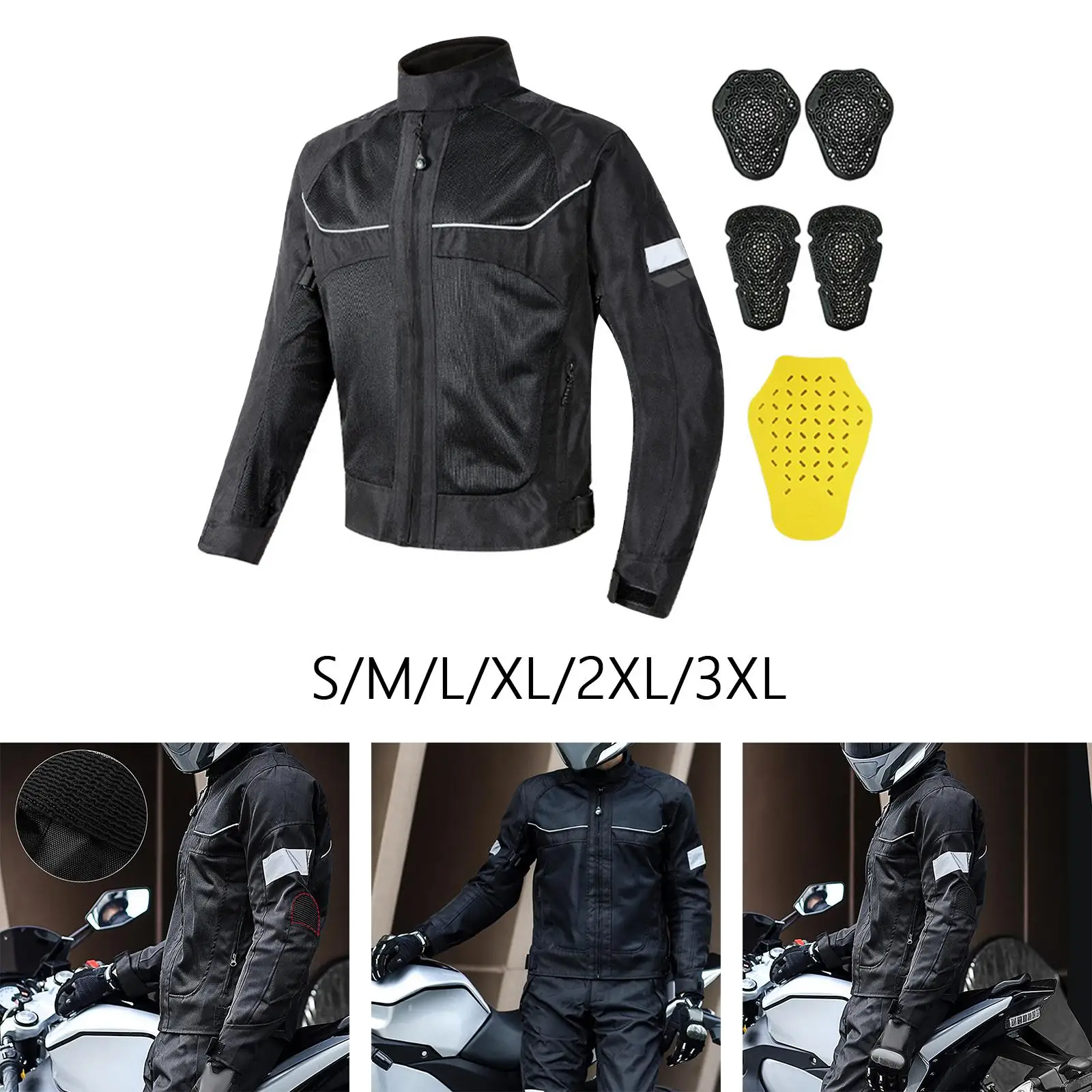 Motorcycle Jacket Reflective Motocross Jacket for Men Women Adventure
Motorcycle Jacket Reflective Motocross Jacket for Men Women Adventure