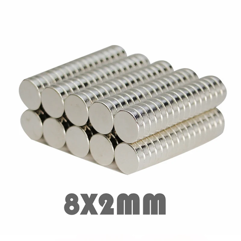 50pcs 8x2 mm Neodymium Magnets N35 Rare Earth Magnet For Crafts Super Powerful Small Round Magnetic Magnet Imanes Aimant 8*2 mm
50pcs 8x2 mm Neodymium Magnets N35 Rare Earth Magnet For Crafts Super Powerful Small Round Magnetic Magnet Imanes Aimant 8*2 mm