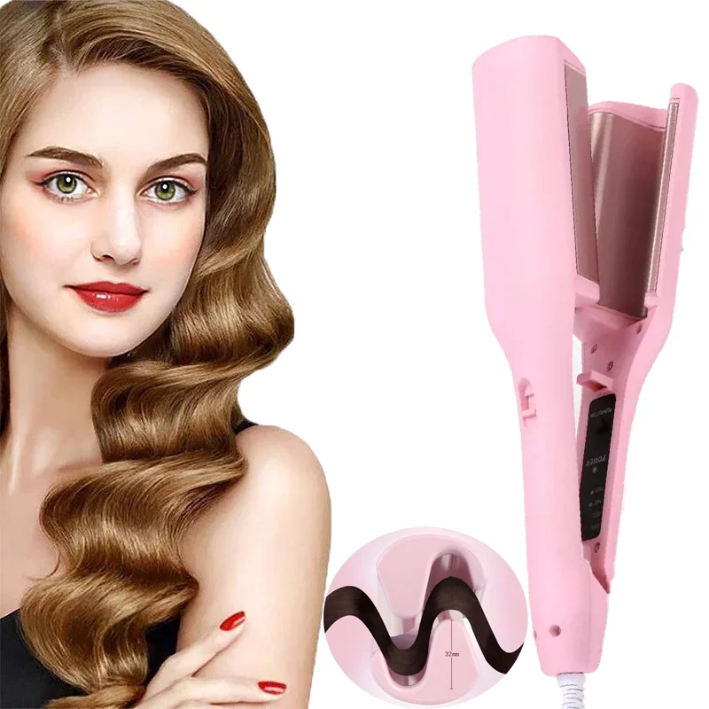 32MM Electric Curling Iron Automatic Lambswool Curling Tool Long Lasting Styling French Styling Rotating Anti-Flame Design
32MM Electric Curling Iron Automatic Lambswool Curling Tool Long Lasting Styling French Styling Rotating Anti-Flame Design