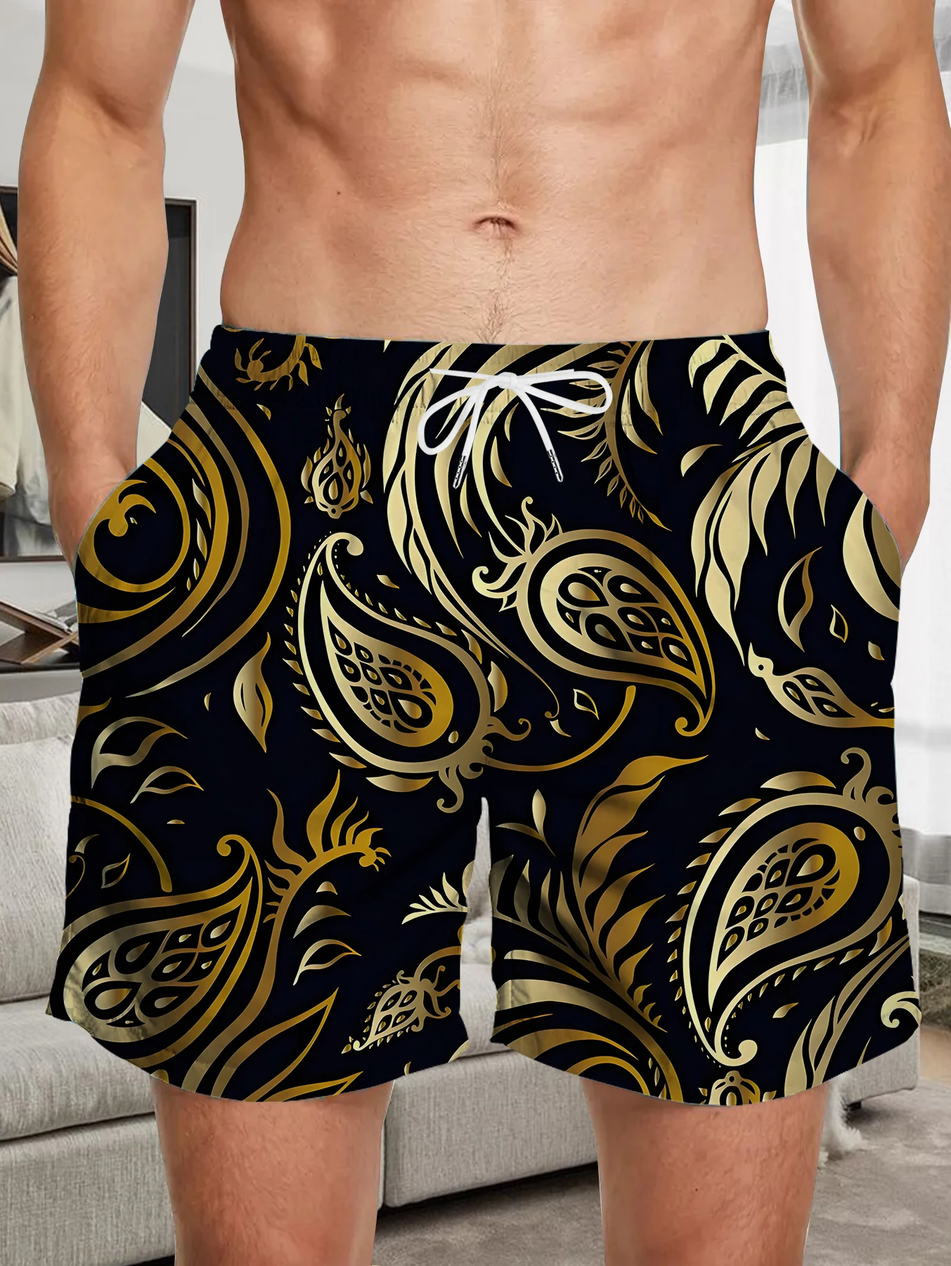 Outdoor Quick Dry Polyester Shorts Men All Over Print Beach Board Swim Pants
Outdoor Quick Dry Polyester Shorts Men All Over Print Beach Board Swim Pants