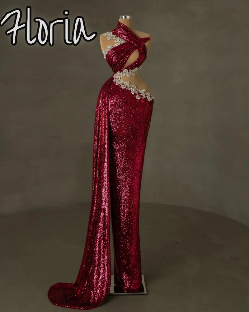 Customized Criss-Cross Mermaid Sequin Evening Dress With Sliver Details Cut out Sleeveless Formal Party Dress Vestidos De Gala
Customized Criss-Cross Mermaid Sequin Evening Dress With Sliver Details Cut out Sleeveless Formal Party Dress Vestidos De Gala