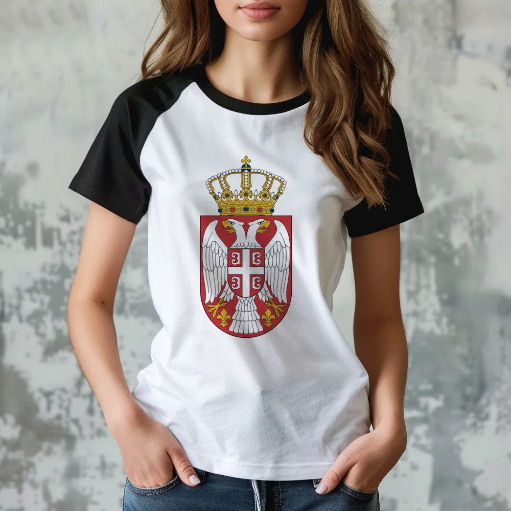 Serbien tshirt women anime designer summer top girl harajuku Japanese funny clothes
Serbien tshirt women anime designer summer top girl harajuku Japanese funny clothes