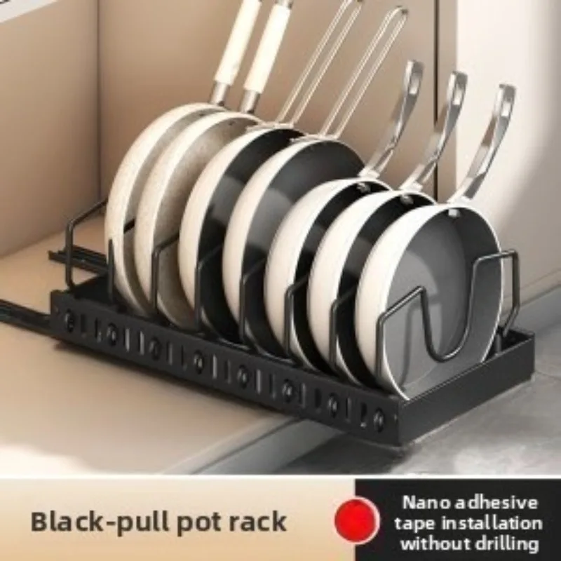 Pots and Pans Organizer Under Cabinet,Sliding Pot Lid Holder and Pan Rack Kitchen,Pull out Pot and Pan Organizer,Dishes Storage
Pots and Pans Organizer Under Cabinet,Sliding Pot Lid Holder and Pan Rack Kitchen,Pull out Pot and Pan Organizer,Dishes Storage