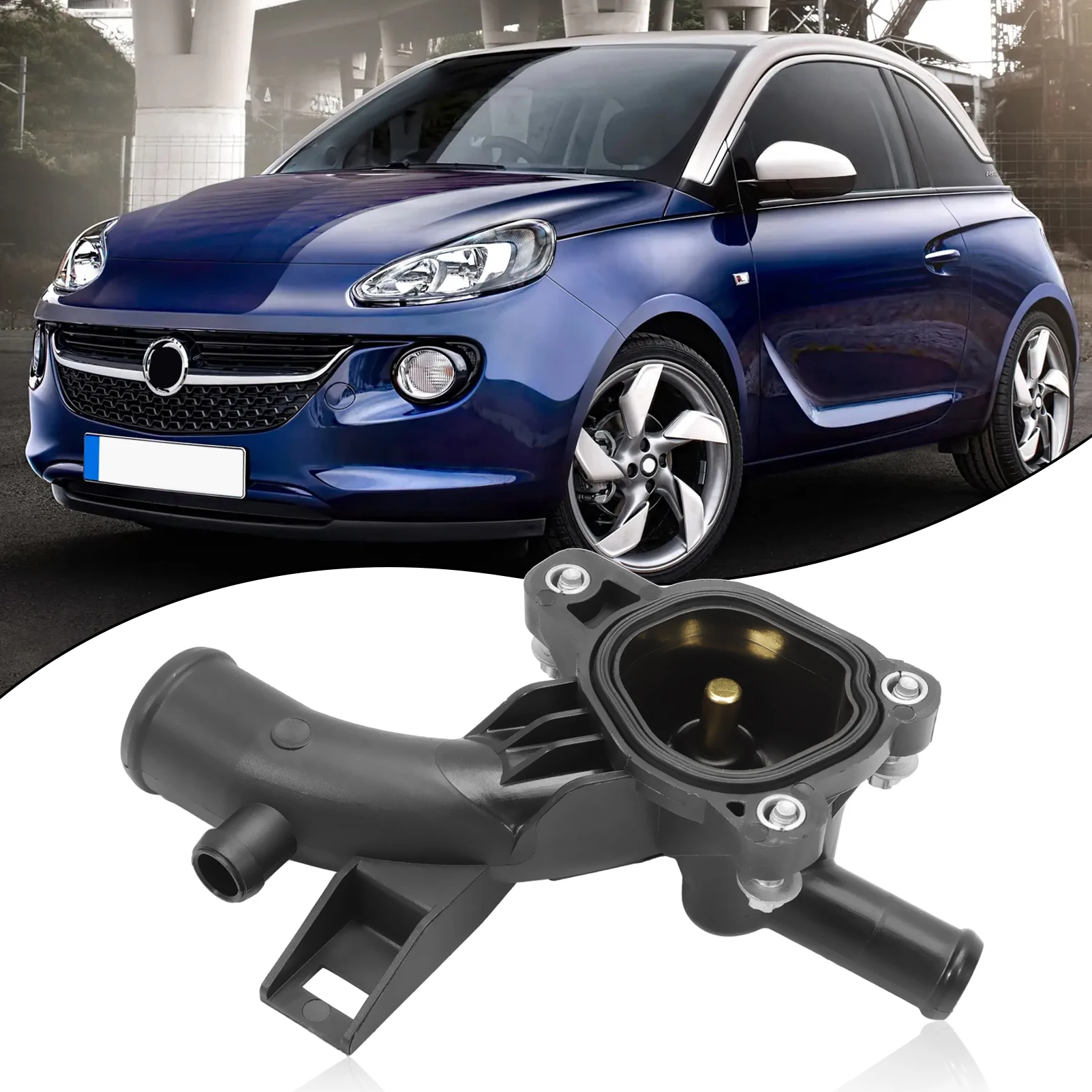 Водяной термостат для Vauxhal Adam Astra Corsa Meriva 2010-2016 1338487 13249353 
Водяной термостат для Vauxhal Adam Astra Corsa Meriva 2010-2016 1338487 13249353