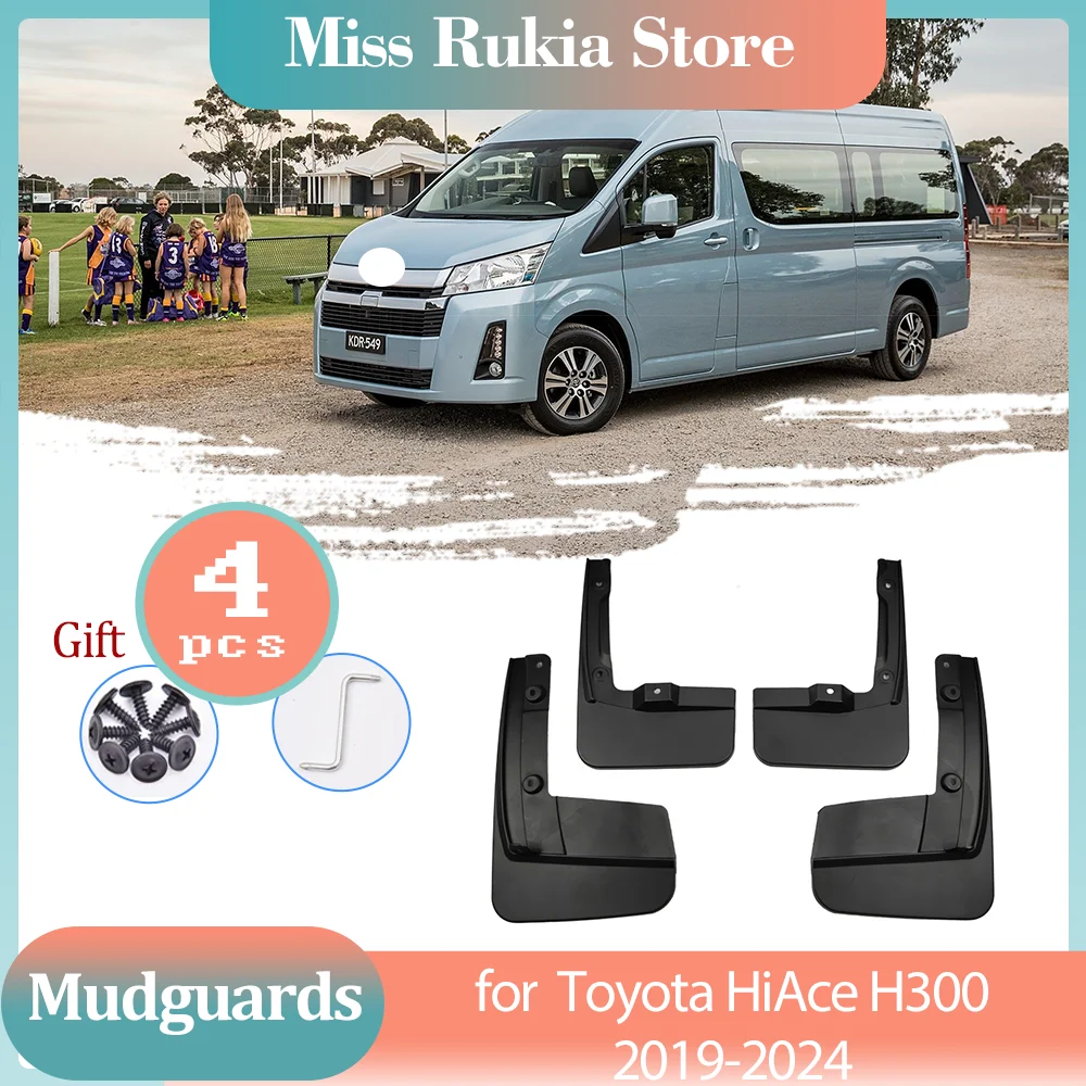 Car Mud Flaps for Toyota HiAce Granvia Commuter RegiusAce H300 2019~2024 2020 Mudguards Splash Guards Fender Flare Accessories
Car Mud Flaps for Toyota HiAce Granvia Commuter RegiusAce H300 2019~2024 2020 Mudguards Splash Guards Fender Flare Accessories