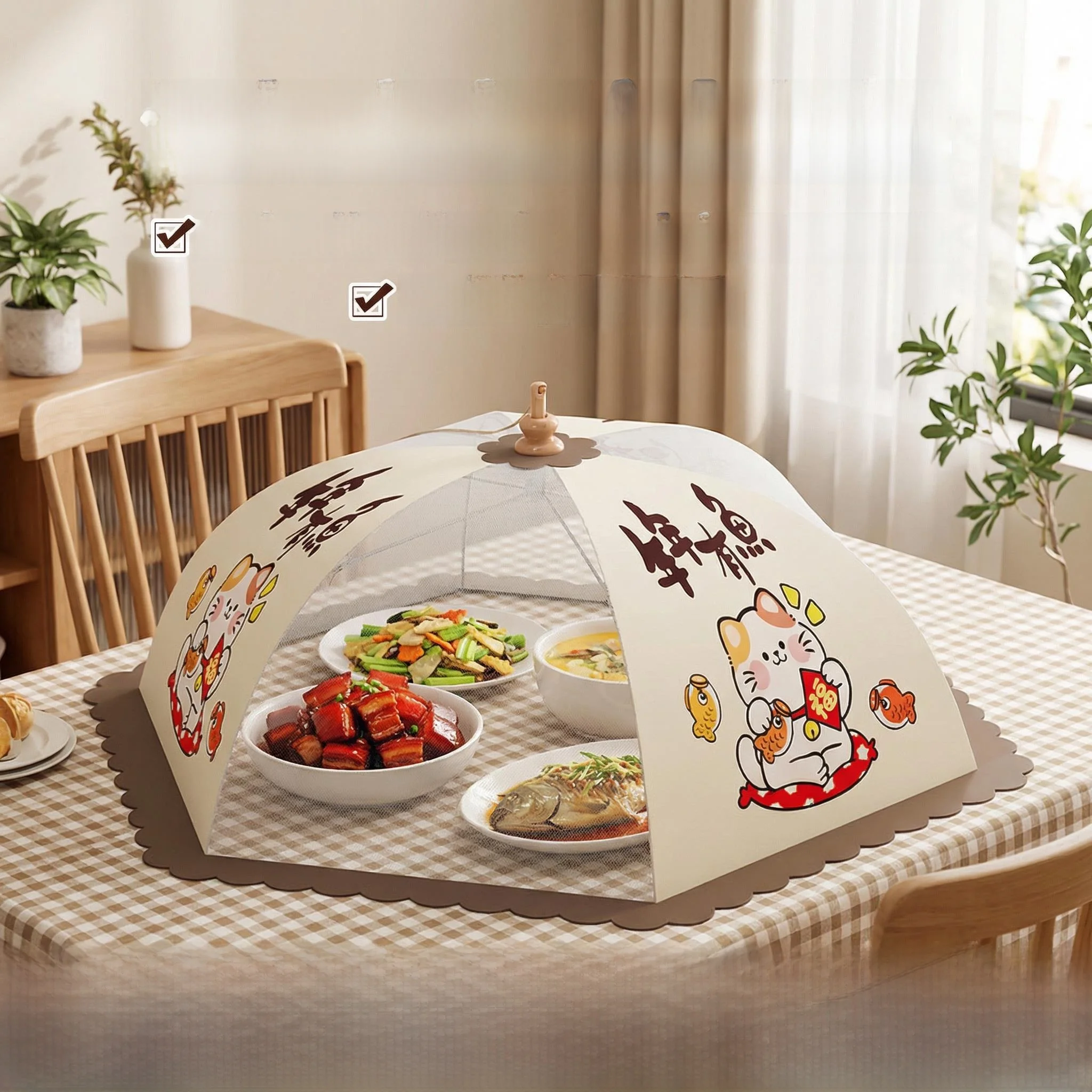 2026 New Home Use Stacking Cover Food Shield Dustproof Leftovers Meal Cover Mosquito Proof Kitchen Storage Organizer
2026 New Home Use Stacking Cover Food Shield Dustproof Leftovers Meal Cover Mosquito Proof Kitchen Storage Organizer