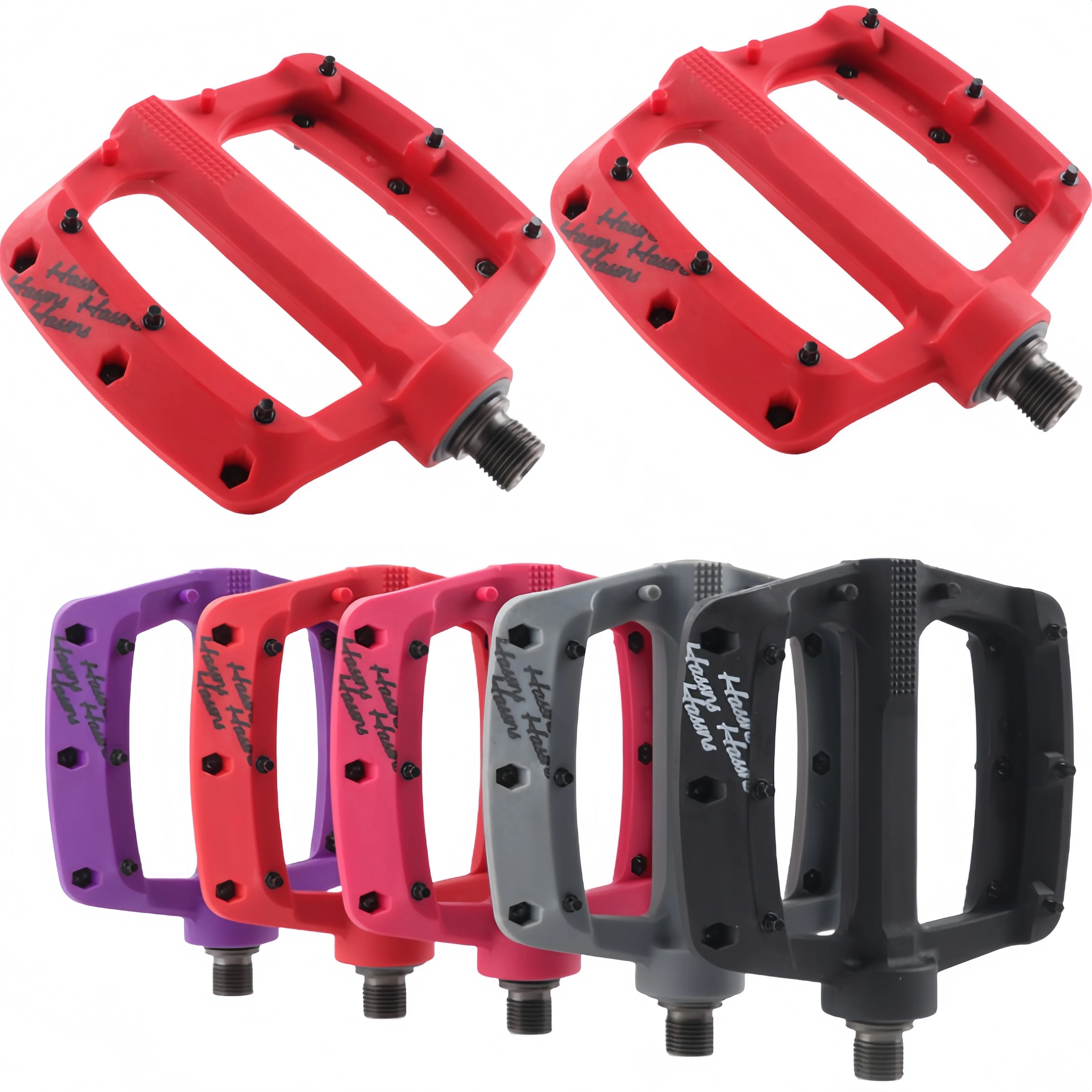 Nylon Bicycle Pedals Red Black Purple Grey Pink Steel Axis 3 Bearing DH AM Downhill Pedals for BMX Road Mtb Flat Bicycle Pedals
Nylon Bicycle Pedals Red Black Purple Grey Pink Steel Axis 3 Bearing DH AM Downhill Pedals for BMX Road Mtb Flat Bicycle Pedals