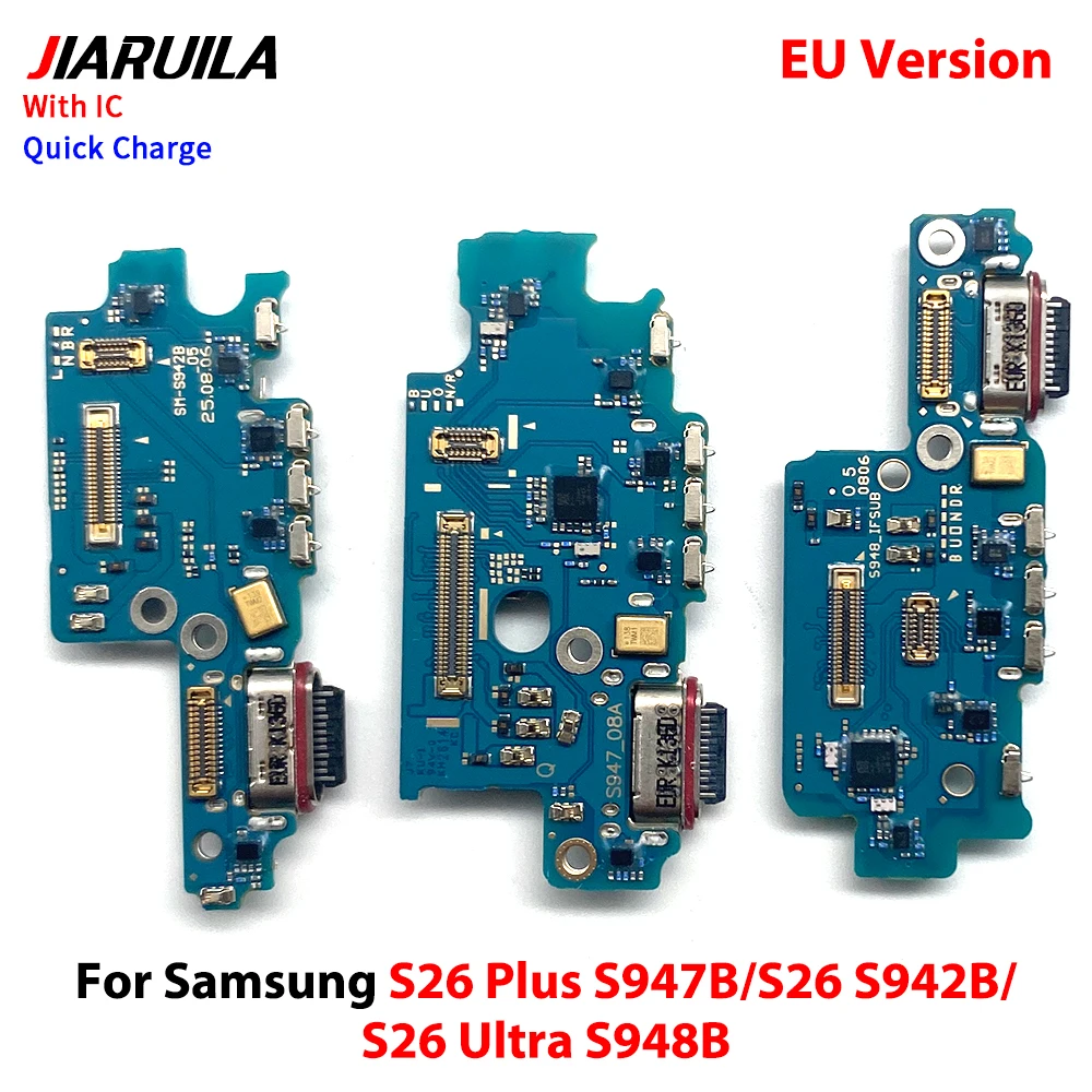 10Pcs/Lot Good USB Charging Port Board Flex Cable Connector Parts For Samsung S26 Plus Ultra Microphone Module
10Pcs/Lot Good USB Charging Port Board Flex Cable Connector Parts For Samsung S26 Plus Ultra Microphone Module