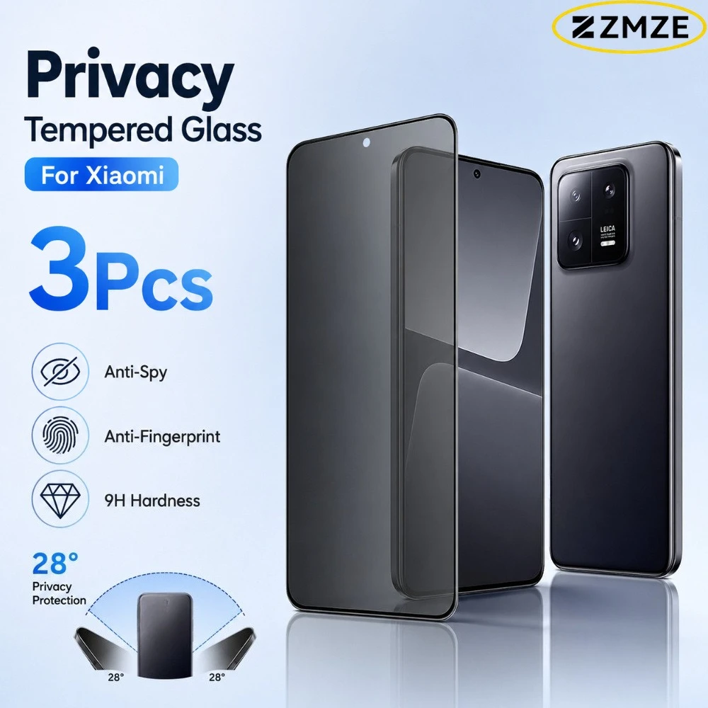 3Pack Anti Spy Tempered Glass Film For Xiaomi 15 14 13 12S Ultra 15 14 13 12S 12 12T Pro 14 civi 13 12 Lite 12X Scratch Resistat
3Pack Anti Spy Tempered Glass Film For Xiaomi 15 14 13 12S Ultra 15 14 13 12S 12 12T Pro 14 civi 13 12 Lite 12X Scratch Resistat