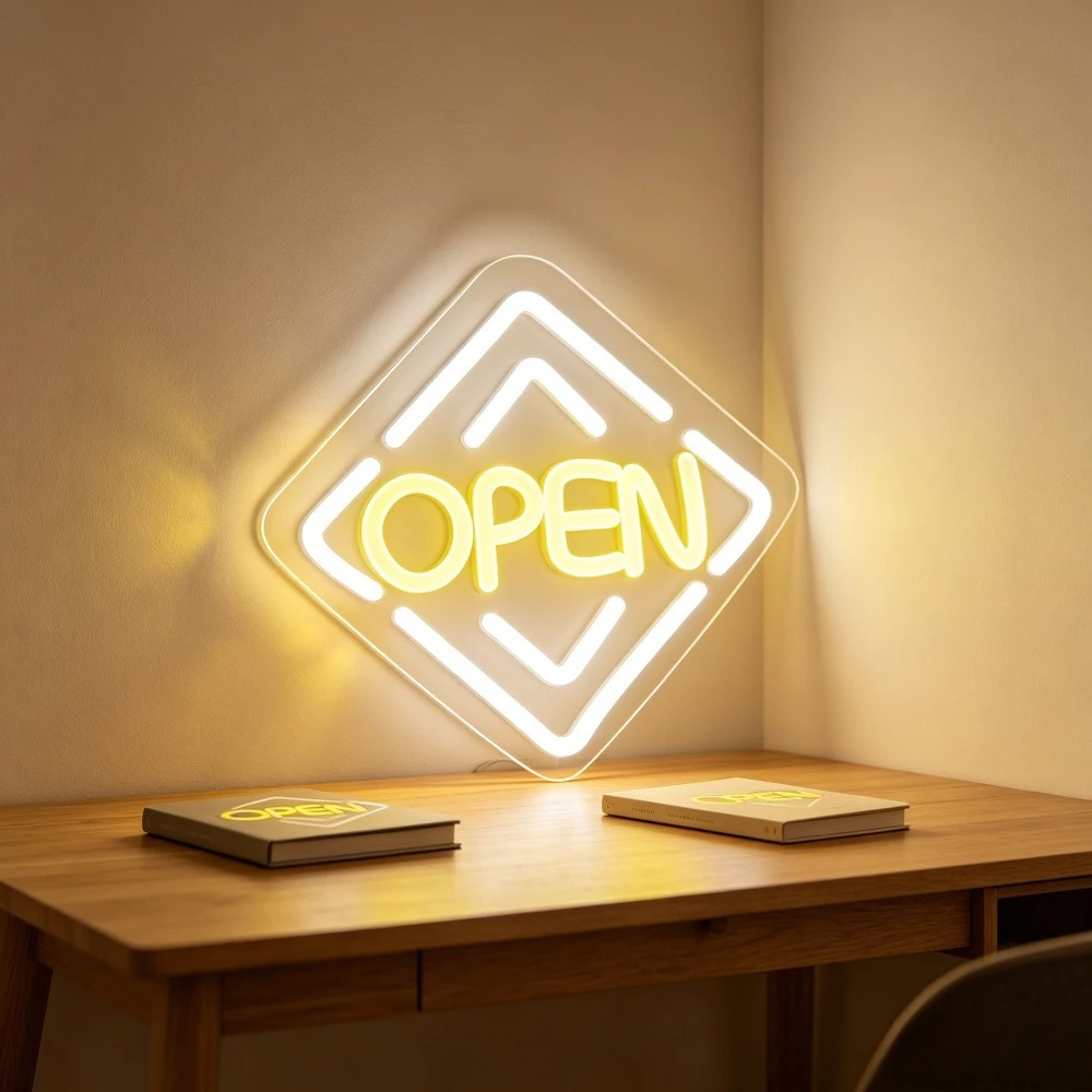 Open Neon Sign LED Night Light USB Dimmable Business Shop Front Desk Window Decoration Vintage Marquee Wall Art Reusable Gift
Open Neon Sign LED Night Light USB Dimmable Business Shop Front Desk Window Decoration Vintage Marquee Wall Art Reusable Gift