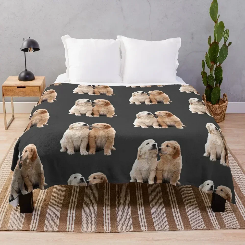 Golden Retriever Puppies Throw Blanket Decorative Soft Throw Blanket for Couch Sofa
Golden Retriever Puppies Throw Blanket Decorative Soft Throw Blanket for Couch Sofa