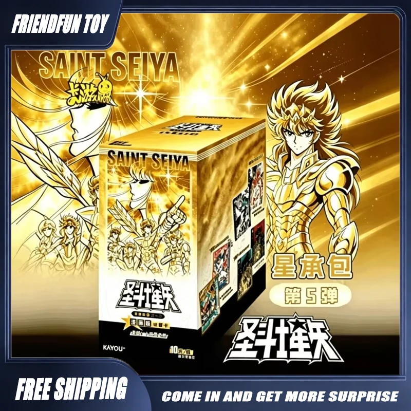 KAYOU Saint Seiya Cloth Awakening Card Box Manga Edition Collectible Card Vol.1 Anime Rare Collectible Trading Cards Gifts Toys
KAYOU Saint Seiya Cloth Awakening Card Box Manga Edition Collectible Card Vol.1 Anime Rare Collectible Trading Cards Gifts Toys