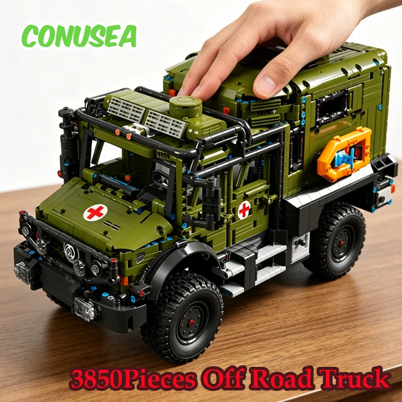 Large Building Blocks Vehicle Car Model 3850Pieces Off Road Ambulance Truck Technology Bricks Educational DIY Toy Birthday Gifts
Large Building Blocks Vehicle Car Model 3850Pieces Off Road Ambulance Truck Technology Bricks Educational DIY Toy Birthday Gifts