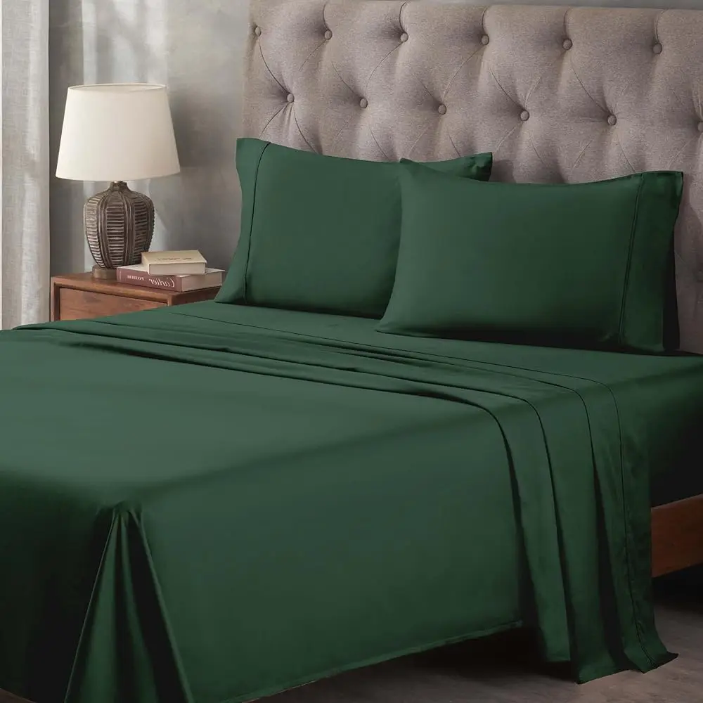 Egyptian Cotton Sheet Set Premium 400 Thread Count 100% Egyptian Cotton Solid Sheets Set Soft Sateen Weave Hotel Style 18""
Egyptian Cotton Sheet Set Premium 400 Thread Count 100% Egyptian Cotton Solid Sheets Set Soft Sateen Weave Hotel Style 18""