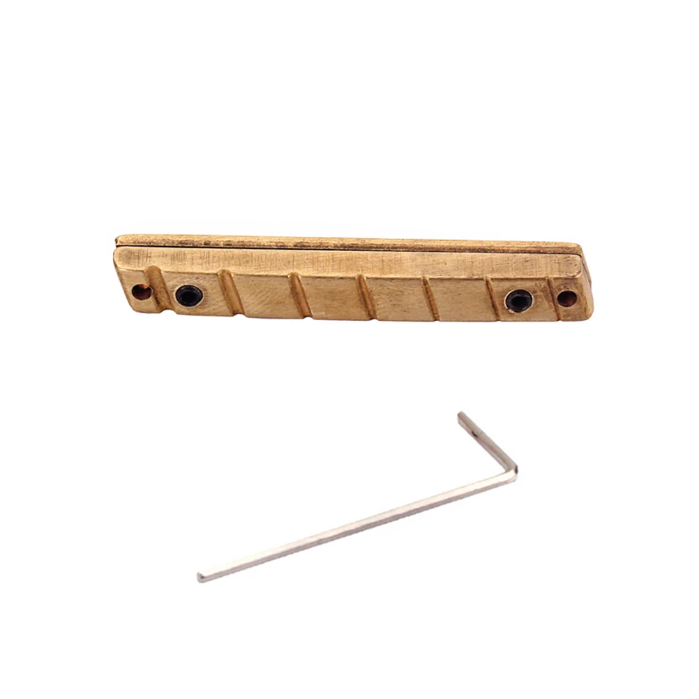 Brass Bridge Replacement Parts For Acoustic Durable Sturdy Standard Size Professional Use Portable Accessories Nut Bridge Brass
Brass Bridge Replacement Parts For Acoustic Durable Sturdy Standard Size Professional Use Portable Accessories Nut Bridge Brass