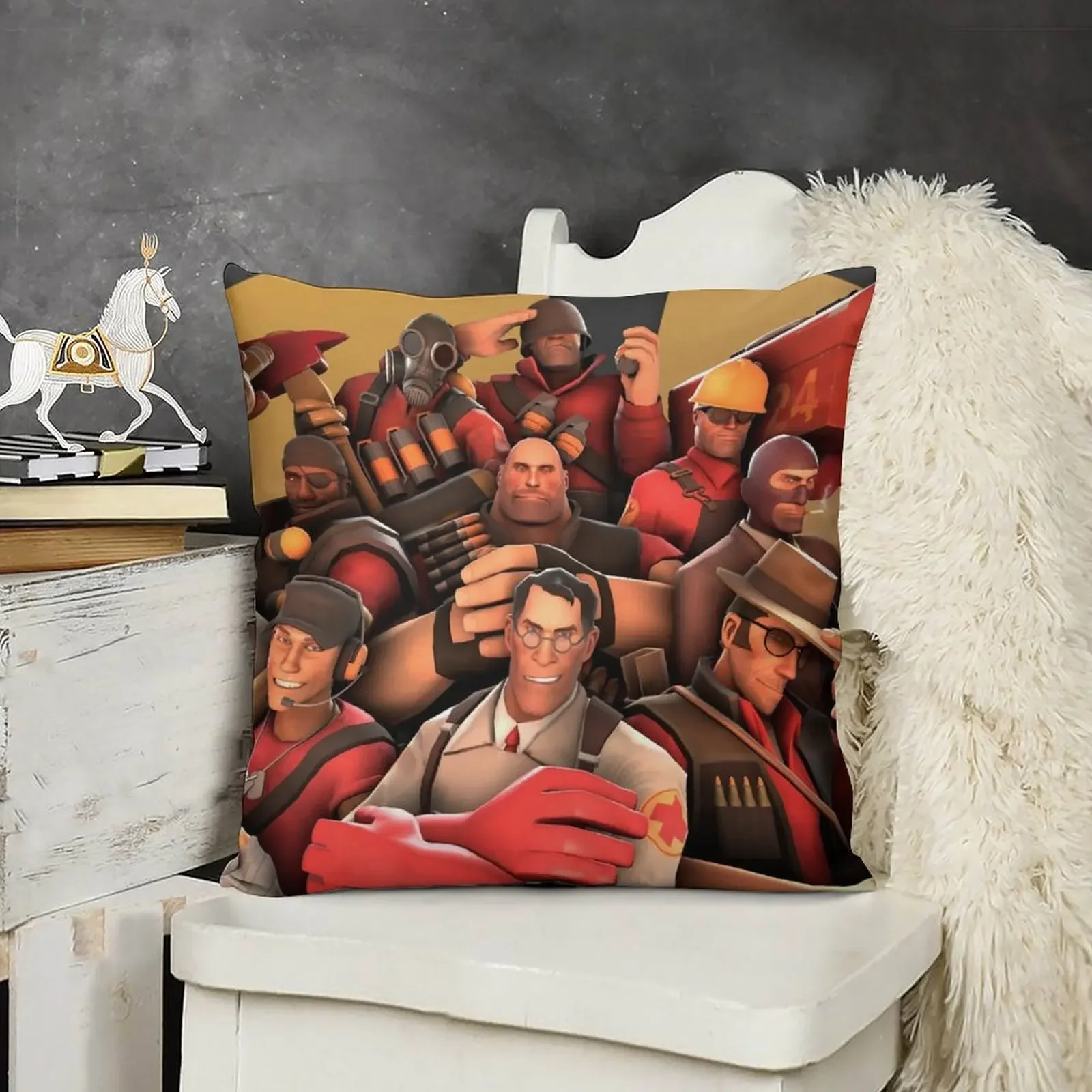 Team Fortress 2 Poster Art Throw Pillow Cushions For Decorative Sofa pillow pillowcase Christmas Pillows pillow
Team Fortress 2 Poster Art Throw Pillow Cushions For Decorative Sofa pillow pillowcase Christmas Pillows pillow