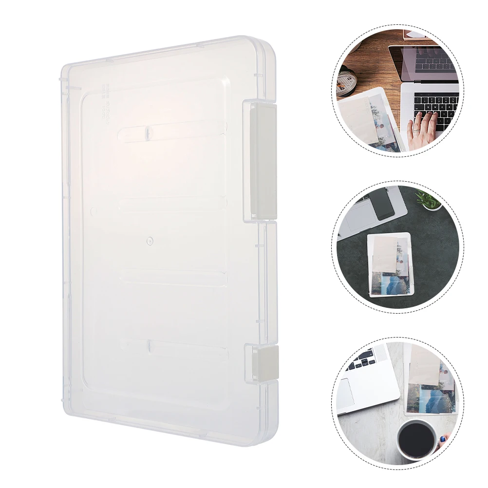 2 Pcs Data Storage Box File Boxes Clear for Bins with Lids Document Organizer Important Desktop Paper
2 Pcs Data Storage Box File Boxes Clear for Bins with Lids Document Organizer Important Desktop Paper