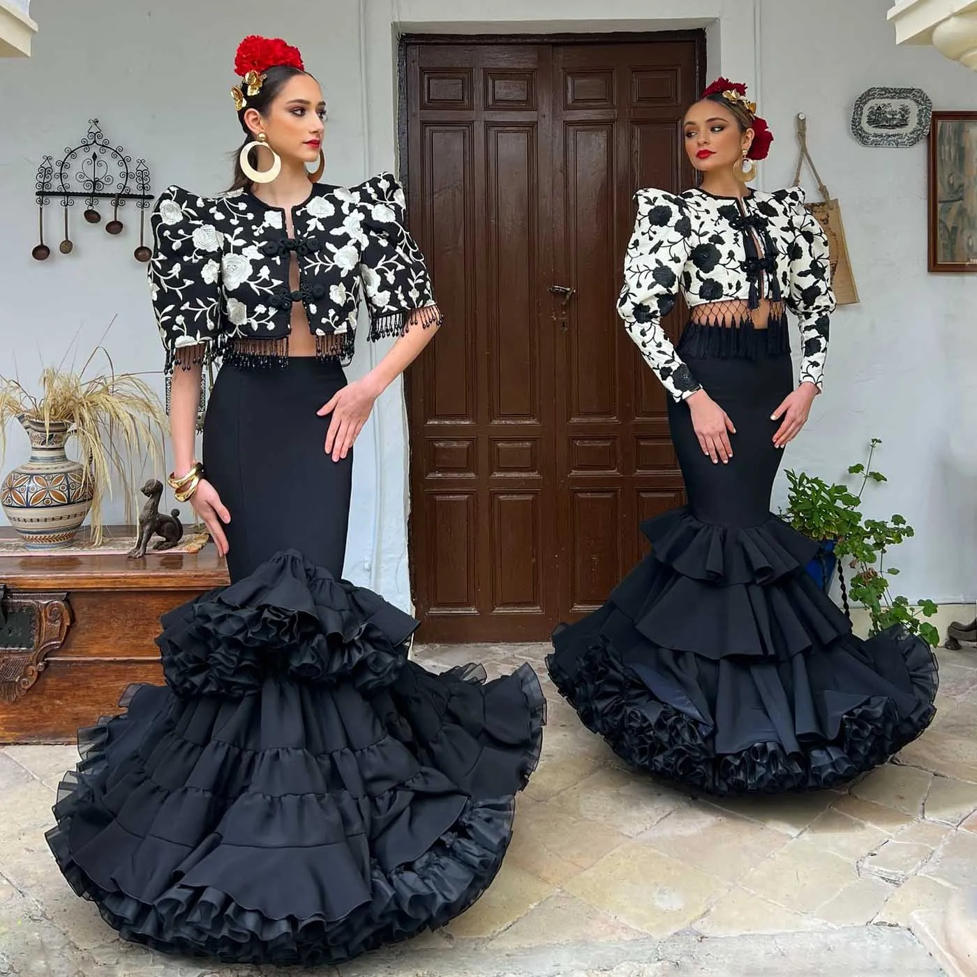 Spanish Black Mermaid Formal Skirt for Women High Waist Ruffled Long Evening Party Skirts 2 Options Tiered Maxi Skirt Custom
Spanish Black Mermaid Formal Skirt for Women High Waist Ruffled Long Evening Party Skirts 2 Options Tiered Maxi Skirt Custom