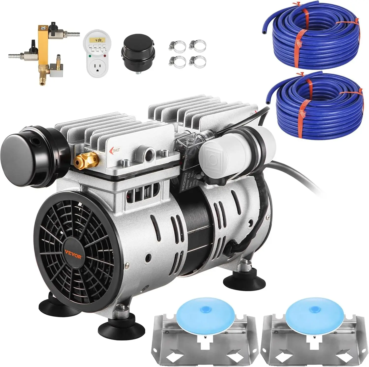 Pond Aerator 550W Power 5 2CFM for Up to 3 Acre 50 Lake Includes 3 4 HP Compressor 2 100 Weighted Tubings 2 Diffusers Air
Pond Aerator 550W Power 5 2CFM for Up to 3 Acre 50 Lake Includes 3 4 HP Compressor 2 100 Weighted Tubings 2 Diffusers Air