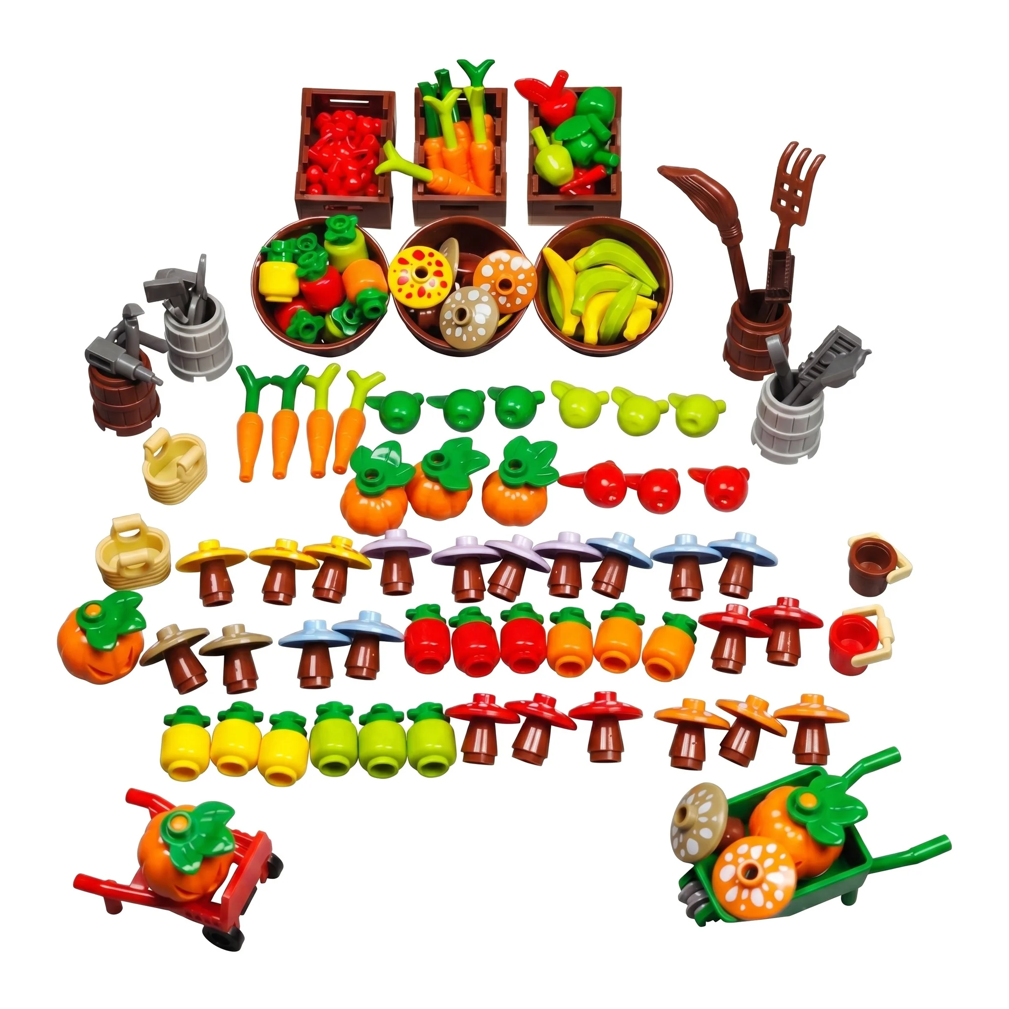 MOC Food Building Blocks Toys City Friend Blocks Parts Bread Dessert Chips Roast Chicken Hot Dog Vegetables Fruit Accessories
MOC Food Building Blocks Toys City Friend Blocks Parts Bread Dessert Chips Roast Chicken Hot Dog Vegetables Fruit Accessories