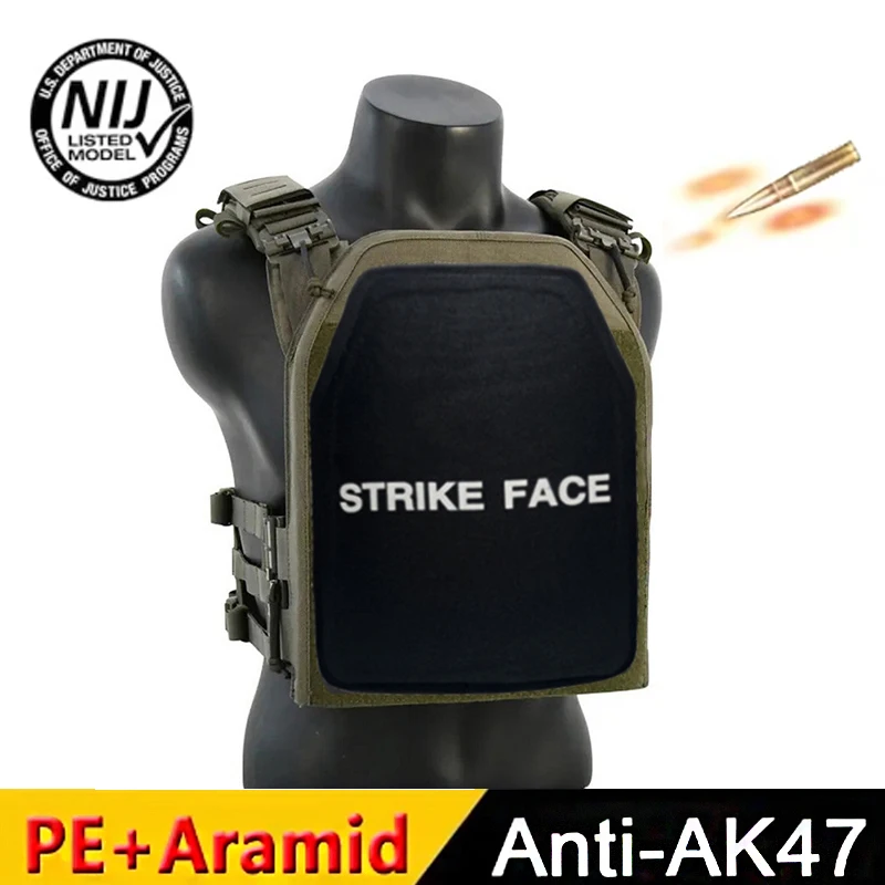 10x12 Inch NIJ III Rated UHMWPE+Aramid Material Anti-AK47 MSC 7.62mm Tactical Vest Plug-In Protective Plate for Personal Defense
10x12 Inch NIJ III Rated UHMWPE+Aramid Material Anti-AK47 MSC 7.62mm Tactical Vest Plug-In Protective Plate for Personal Defense