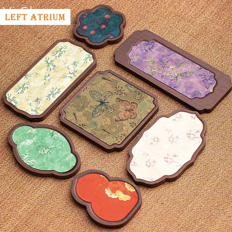 Chinese Walnut Color Tea Tray Retro Household Pot Bearing Zen Dry Bubble Tray Waterproof Tea Mat Wooden Tray Tea Table
Chinese Walnut Color Tea Tray Retro Household Pot Bearing Zen Dry Bubble Tray Waterproof Tea Mat Wooden Tray Tea Table
