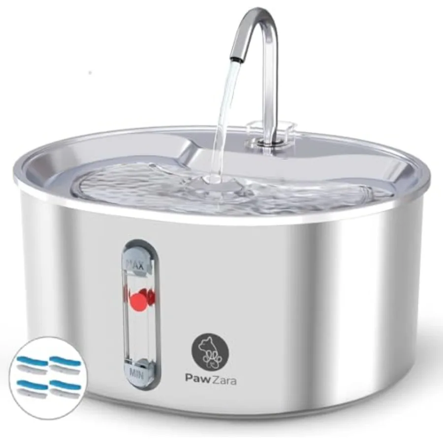 Cat Fountain 3.2L Large Capacity, Ultra Quiet 18 dB Water Dispenser, Enabled Multi-Stage Filtration, Includes 4 Extra Filters
Cat Fountain 3.2L Large Capacity, Ultra Quiet 18 dB Water Dispenser, Enabled Multi-Stage Filtration, Includes 4 Extra Filters