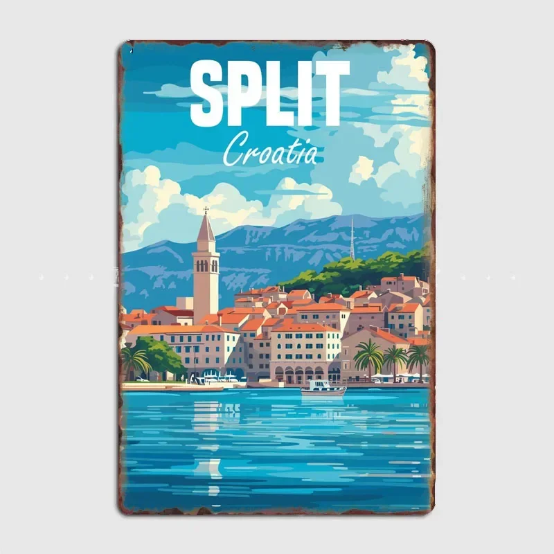 Split Croatia Travel Scenic Spot Vintage Poster Metal Sign Kitchen Wall Art Decor Garage Room Decor Tin Home Decor
Split Croatia Travel Scenic Spot Vintage Poster Metal Sign Kitchen Wall Art Decor Garage Room Decor Tin Home Decor