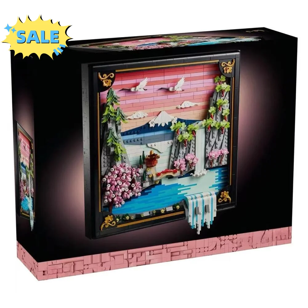 New 31218 1892PCS Art And Life Japanese Cherry Blossom Landscape Model Building Blocks Diy Creative Toy Adornment Christmas Gift
New 31218 1892PCS Art And Life Japanese Cherry Blossom Landscape Model Building Blocks Diy Creative Toy Adornment Christmas Gift